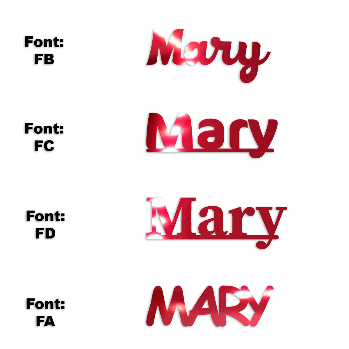 Custom-Fetti Girl - MARY Red