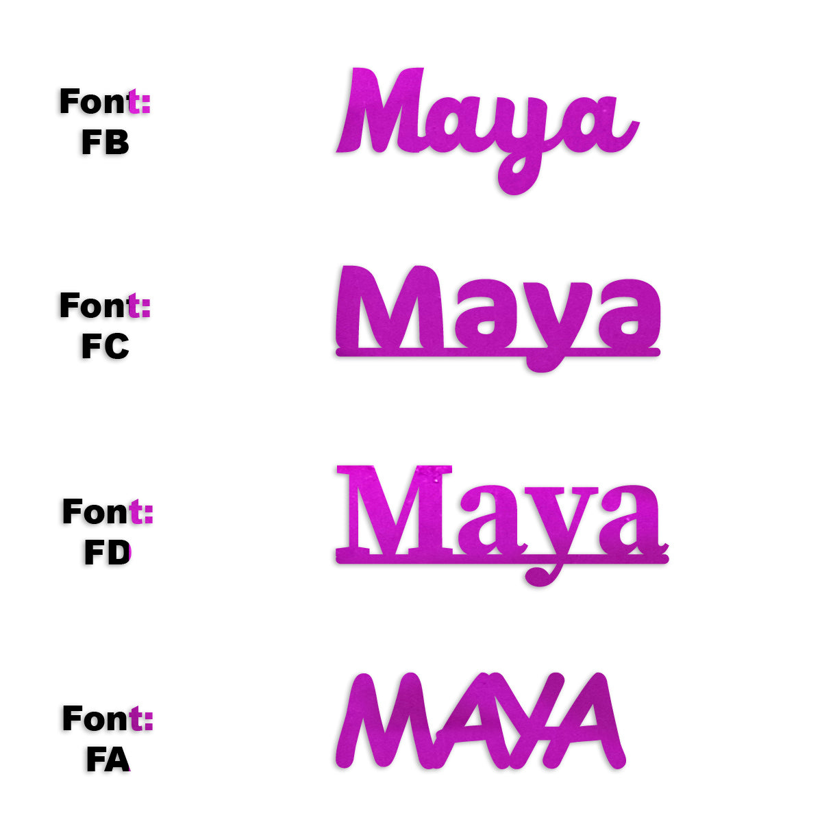 Custom-Fetti Girl - MAYA Fuchsia