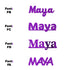 Custom-Fetti Girl - MAYA Purple