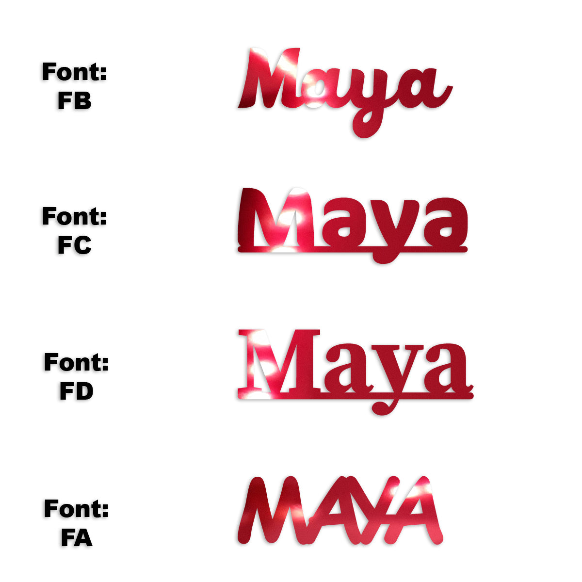 Custom-Fetti Girl - MAYA Red