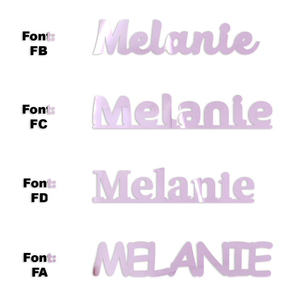 Custom-Fetti Girl - MELANIE Pink