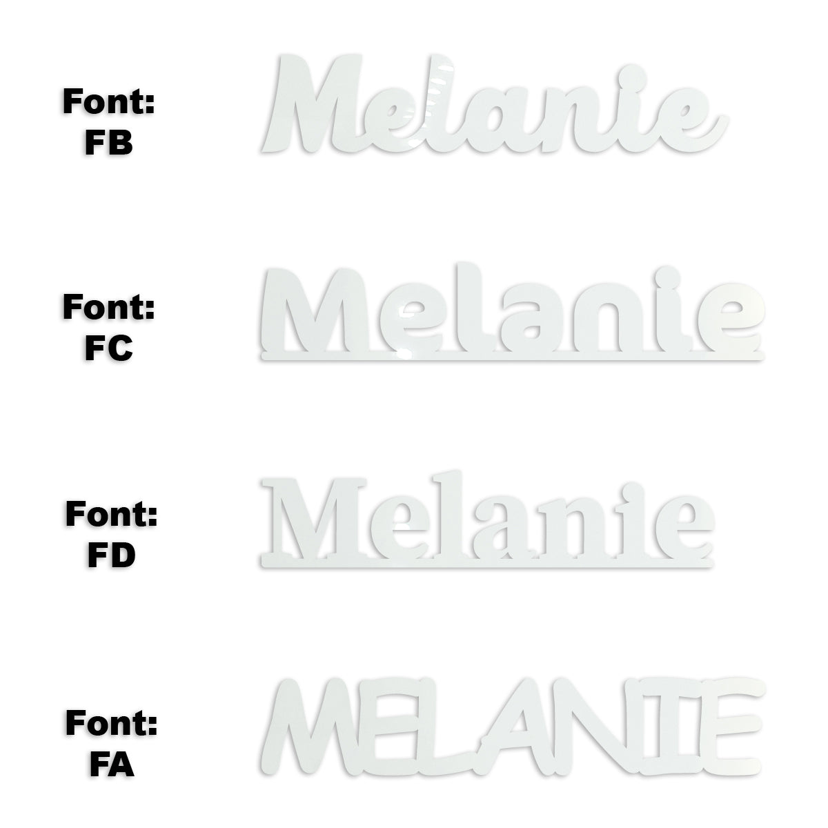 Custom-Fetti Girl - MELANIE White