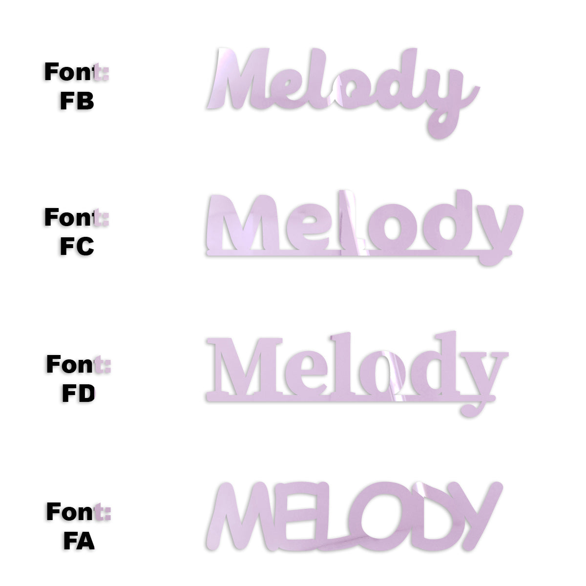 Custom-Fetti Girl - MELODY Pink