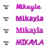 Custom-Fetti Girl - MIKAYLA Fuchsia