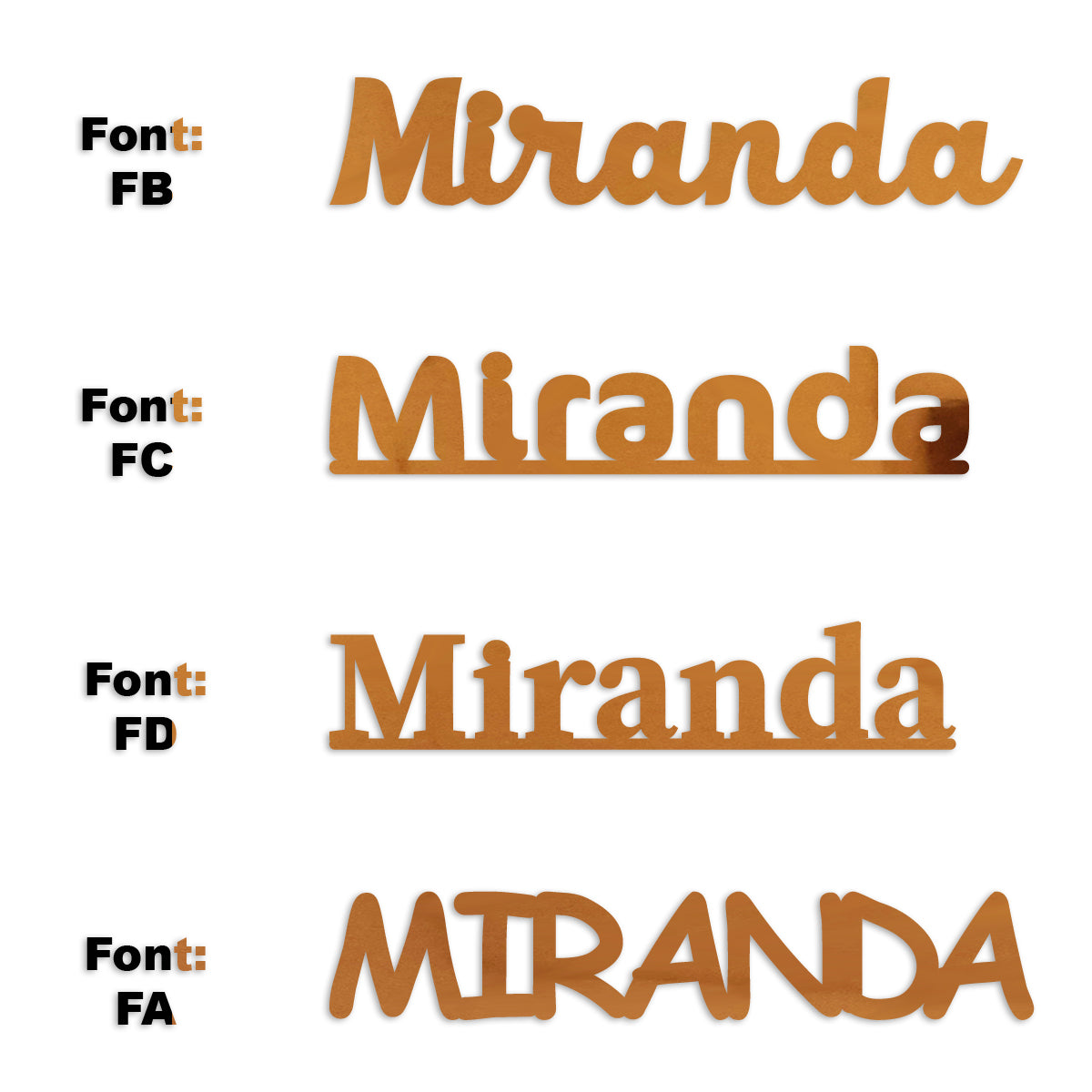 Custom-Fetti Girl - MIRANDA Orange