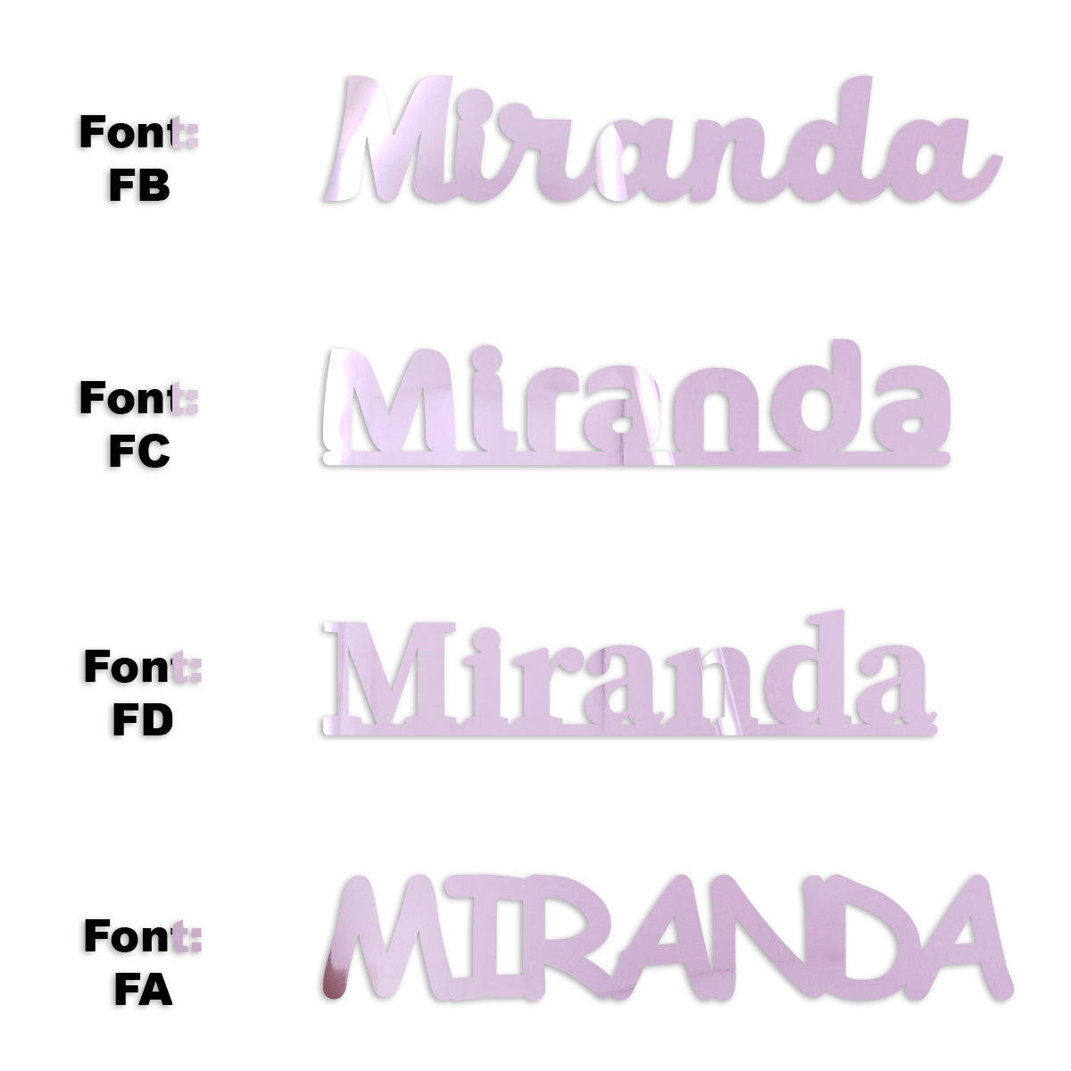 Custom-Fetti Girl - MIRANDA Pink