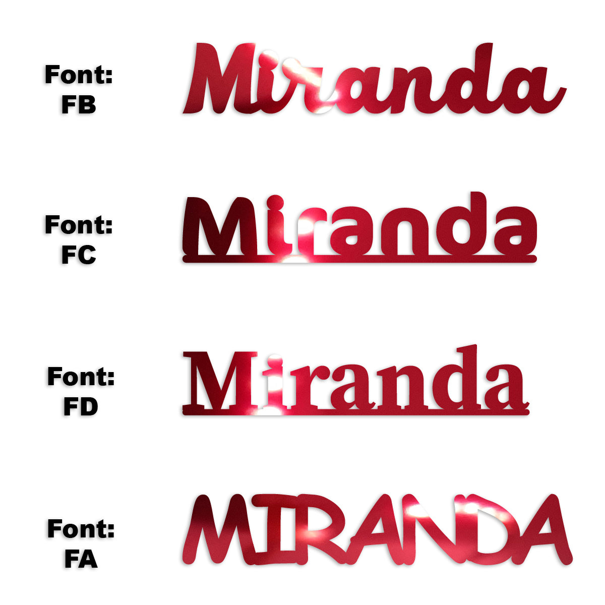 Custom-Fetti Girl - MIRANDA Red