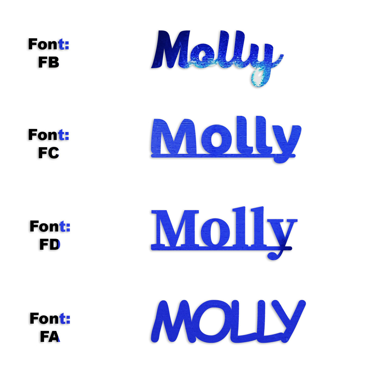 Custom-Fetti Girl - MOLLY Blue Royal