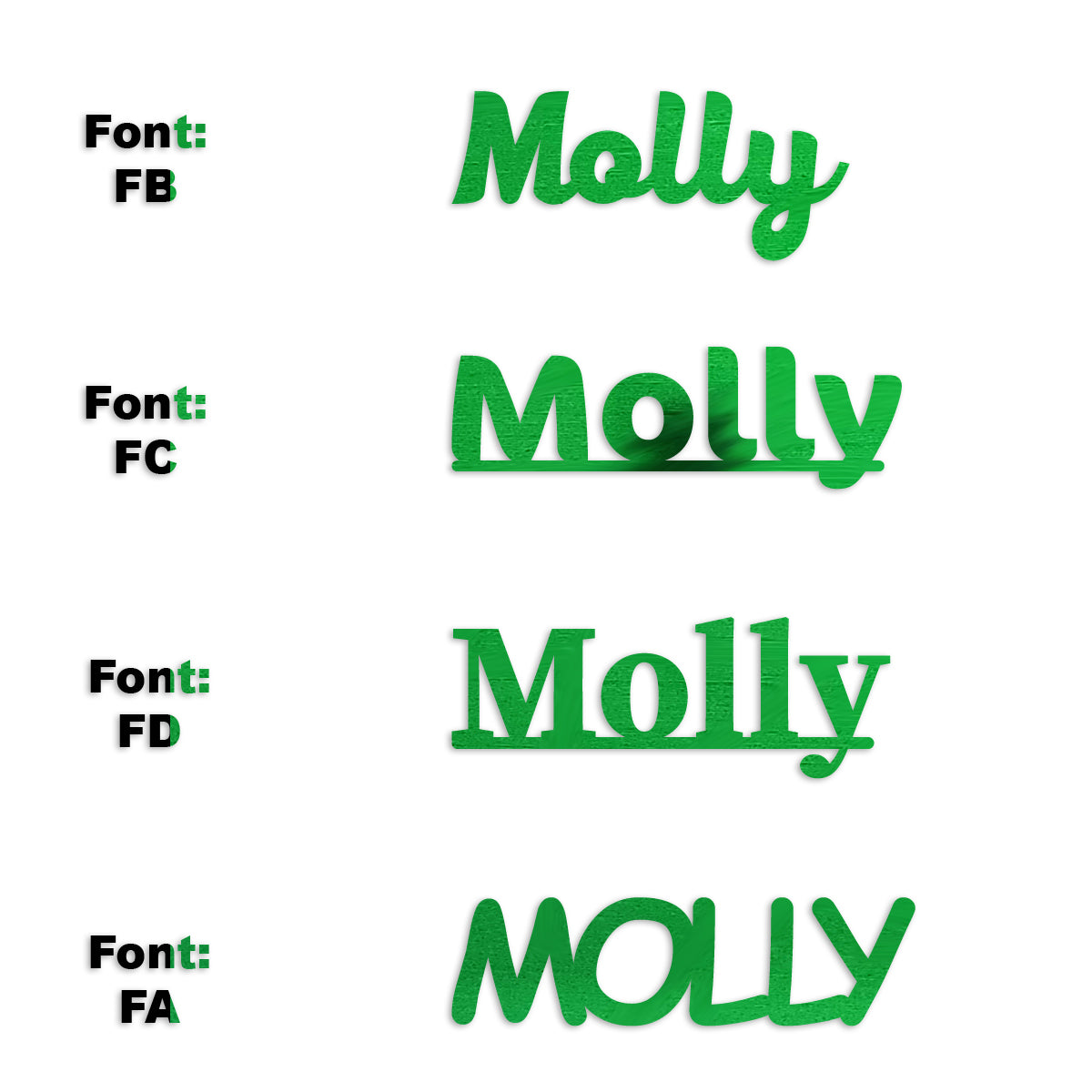 Custom-Fetti Girl - MOLLY Green