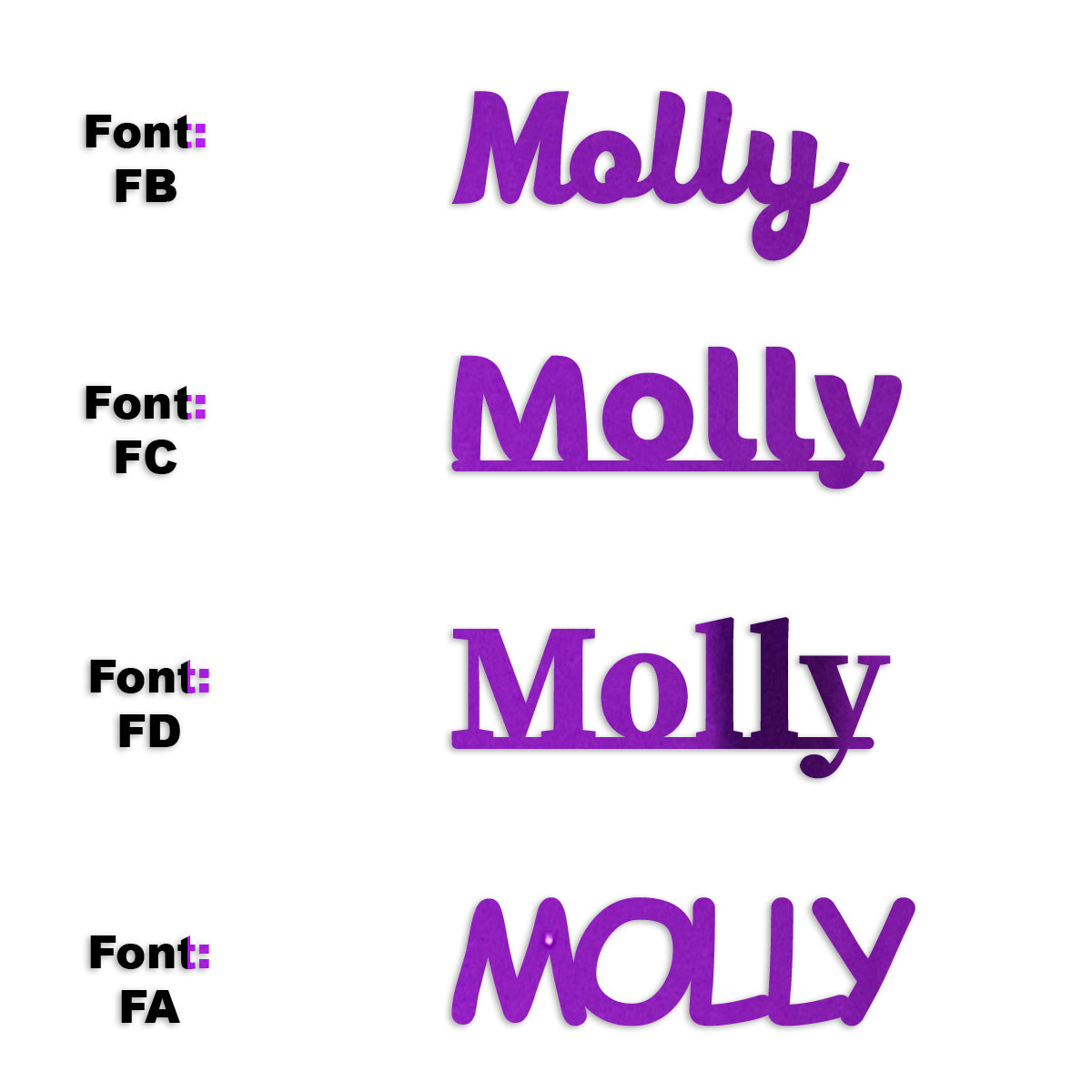 Custom-Fetti Girl - MOLLY Purple