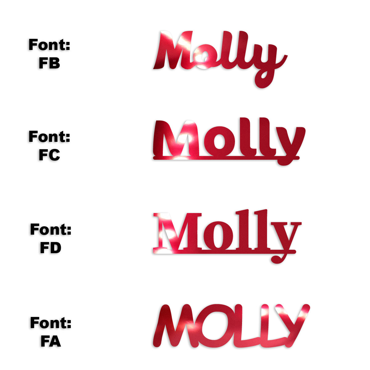 Custom-Fetti Girl - MOLLY Red