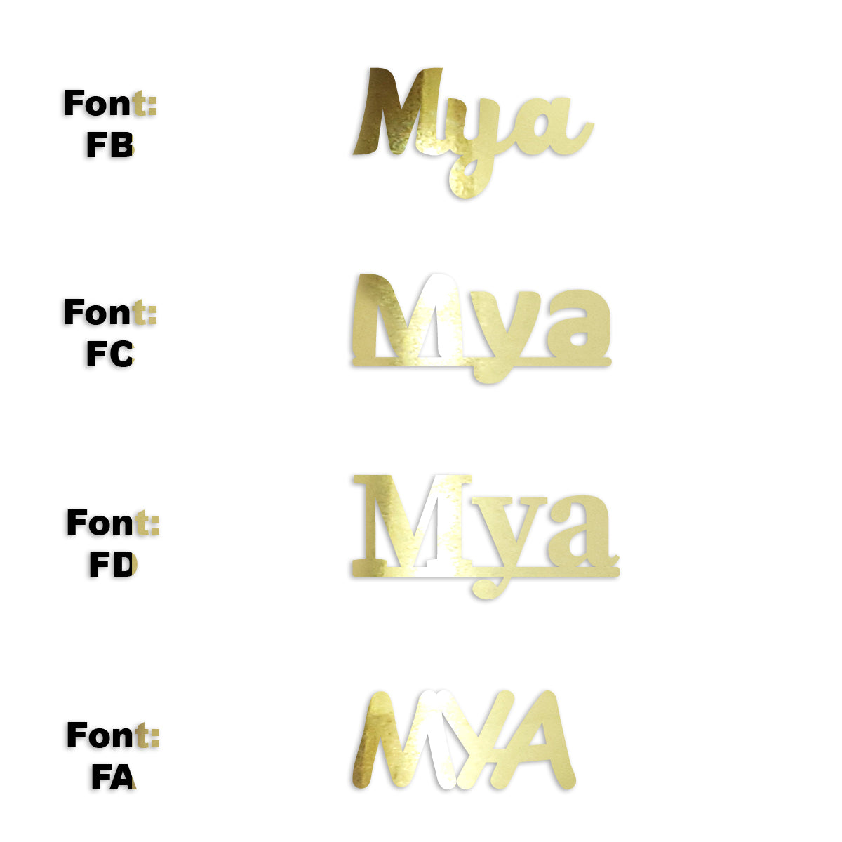 Custom-Fetti Girl - MYA Gold