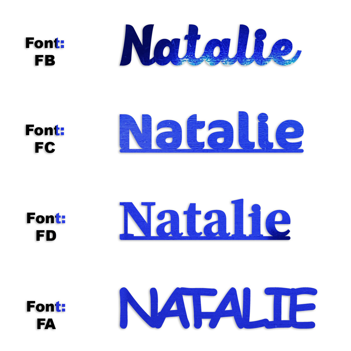 Custom-Fetti Girl - NATALIE Blue Royal