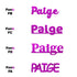 Custom-Fetti Girl - PAIGE Fuchsia