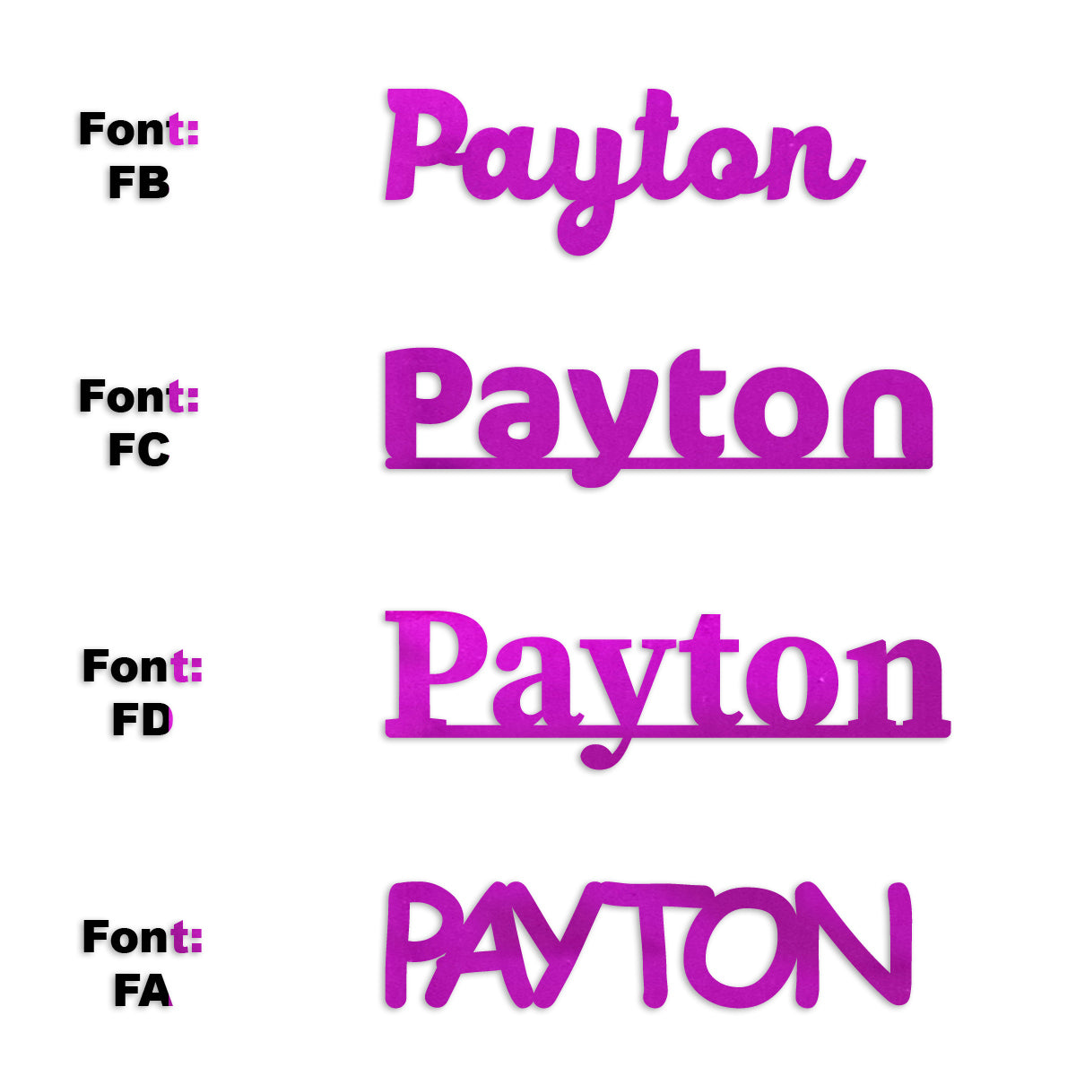 Custom-Fetti Girl - PAYTON Fuchsia