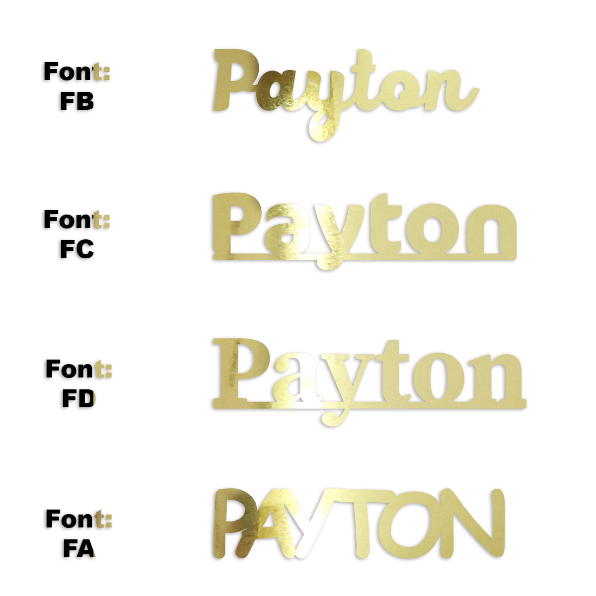 Custom-Fetti Girl - PAYTON Gold