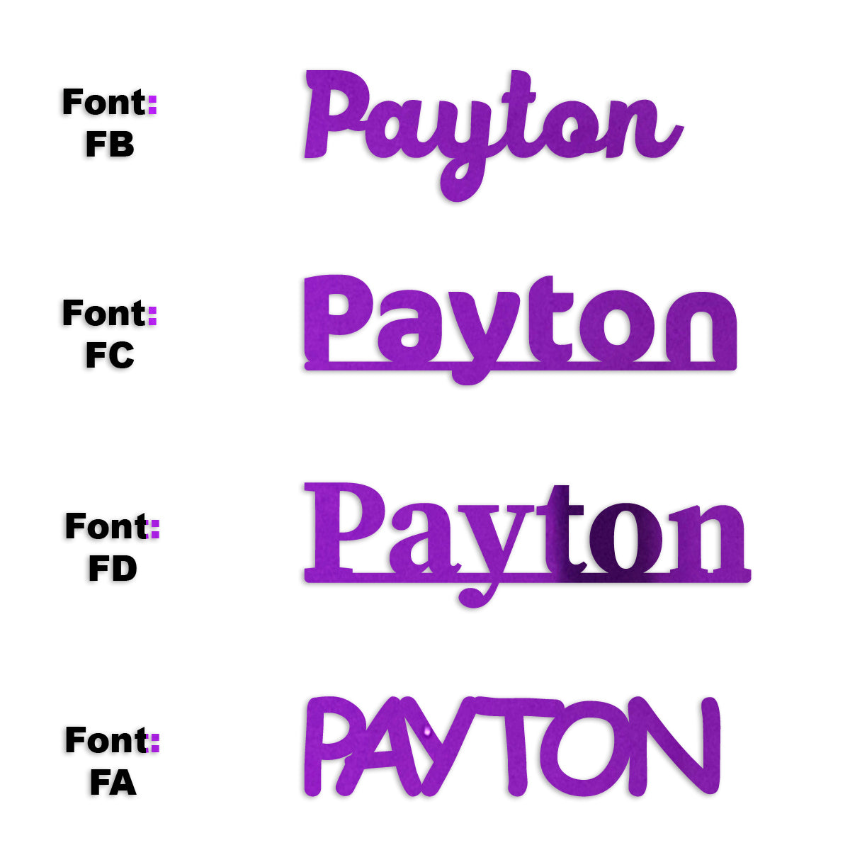 Custom-Fetti Girl - PAYTON Purple