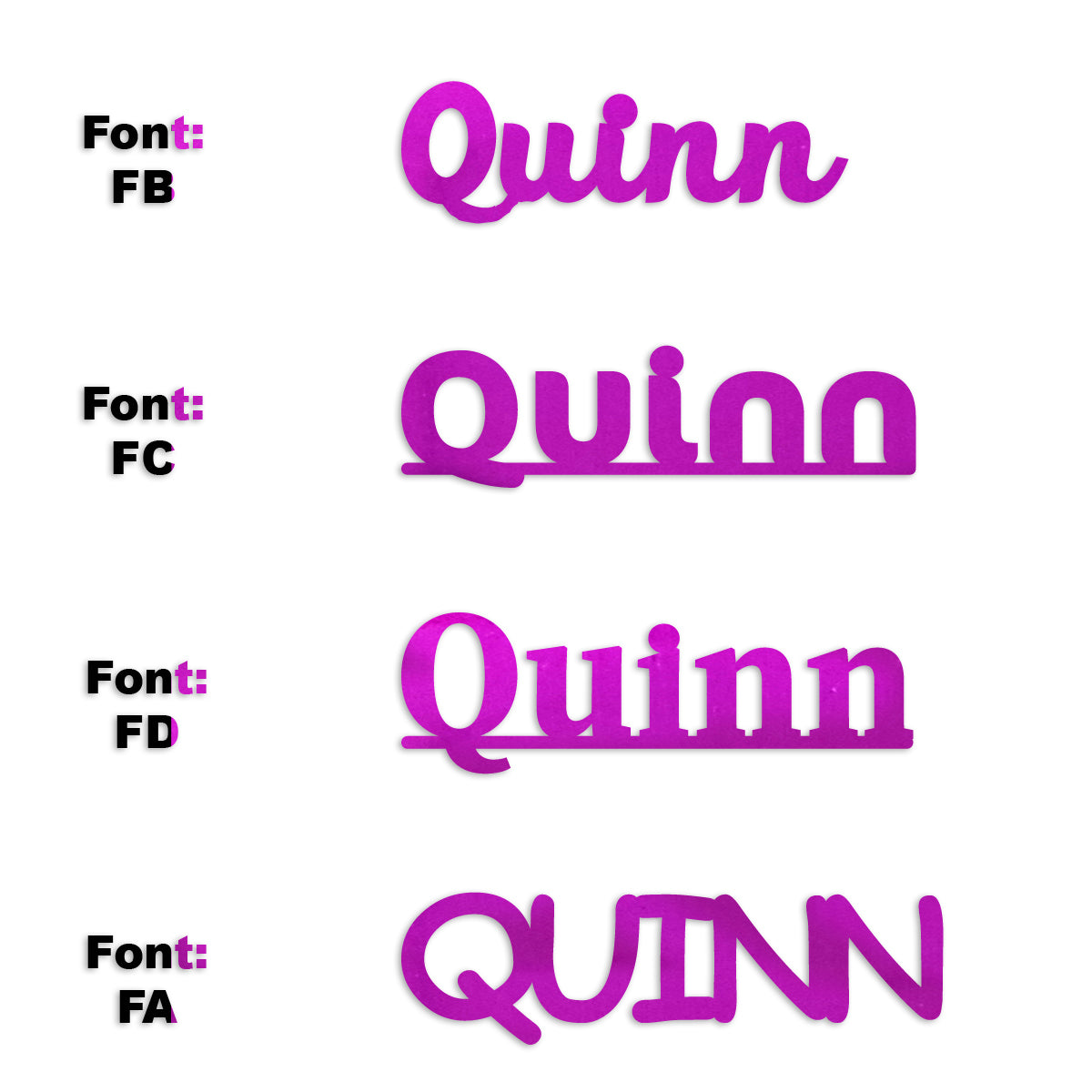 Custom-Fetti Girl - QUINN Fuchsia