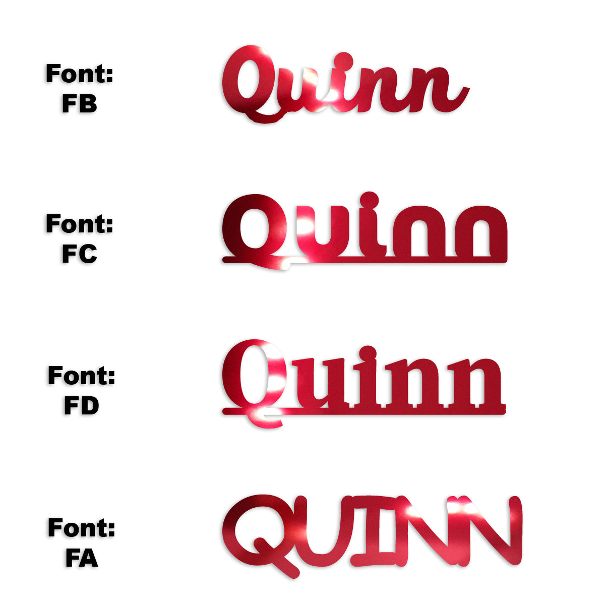 Custom-Fetti Girl - QUINN Red