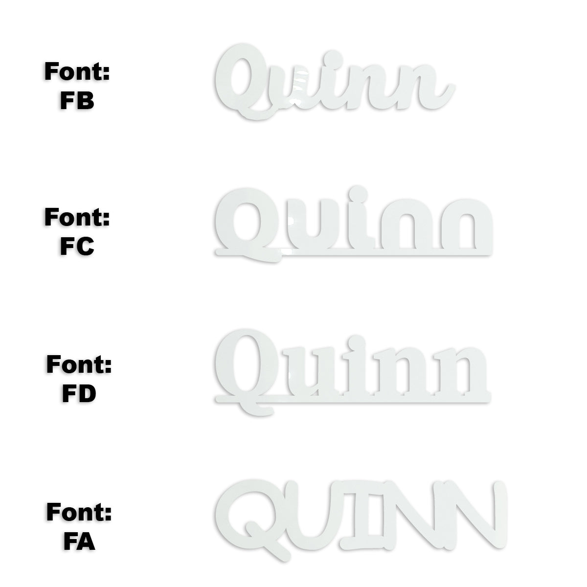 Custom-Fetti Girl - QUINN White