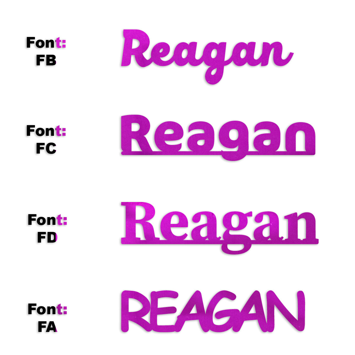 Custom-Fetti Girl - REAGAN Fuchsia