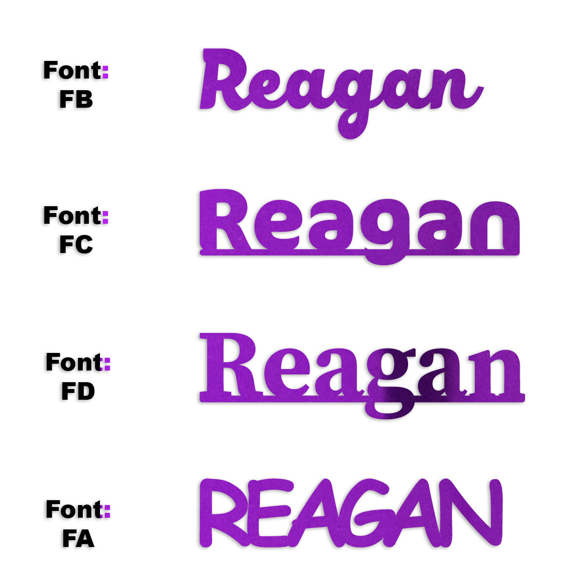 Custom-Fetti Girl - REAGAN Purple