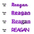 Custom-Fetti Girl - REAGAN Purple