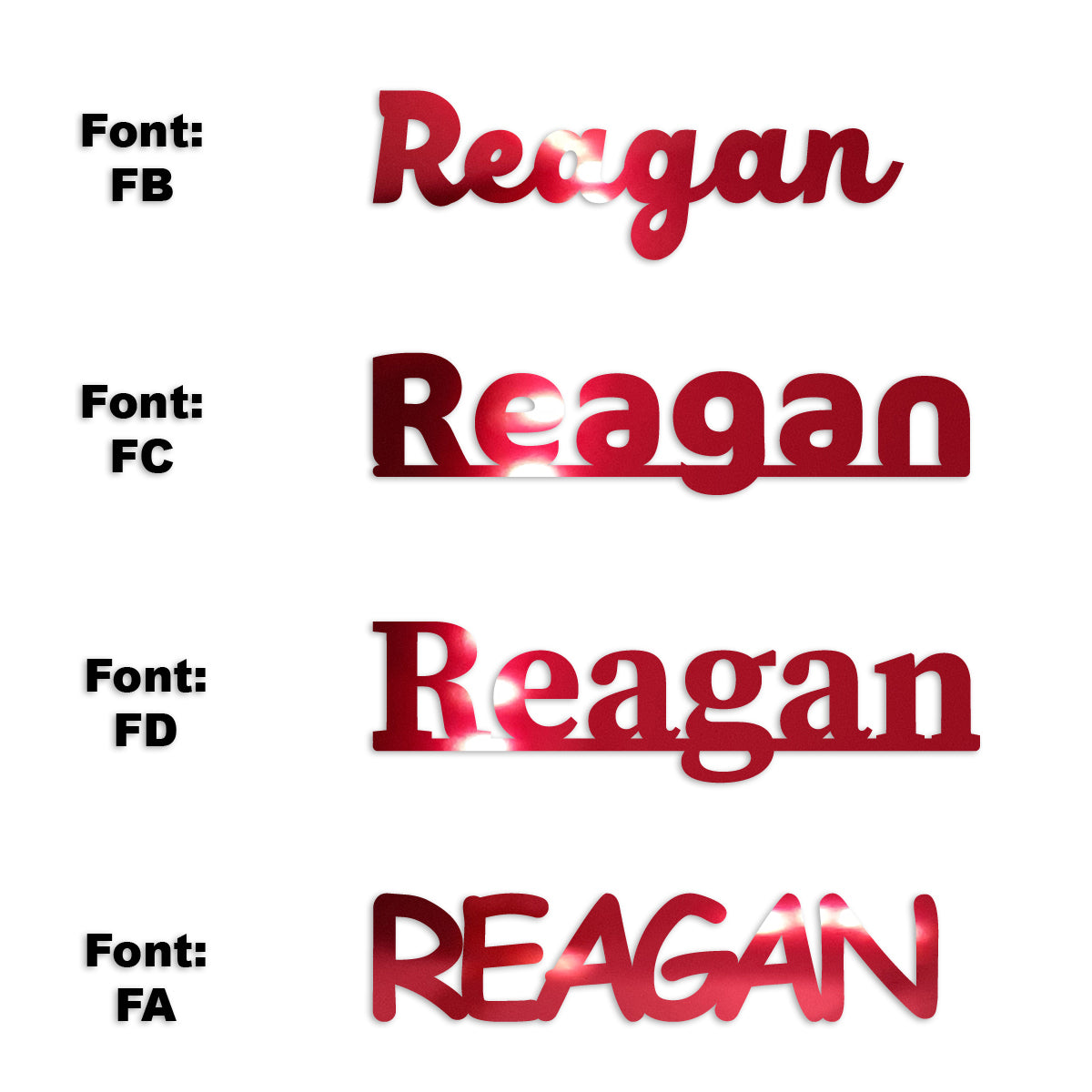 Custom-Fetti Girl - REAGAN Red