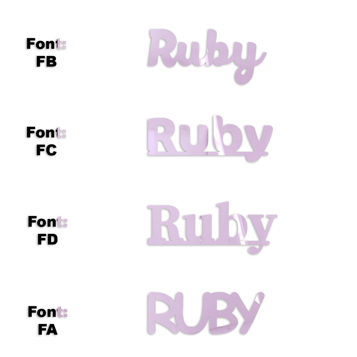 Custom-Fetti Girl - RUBY Pink