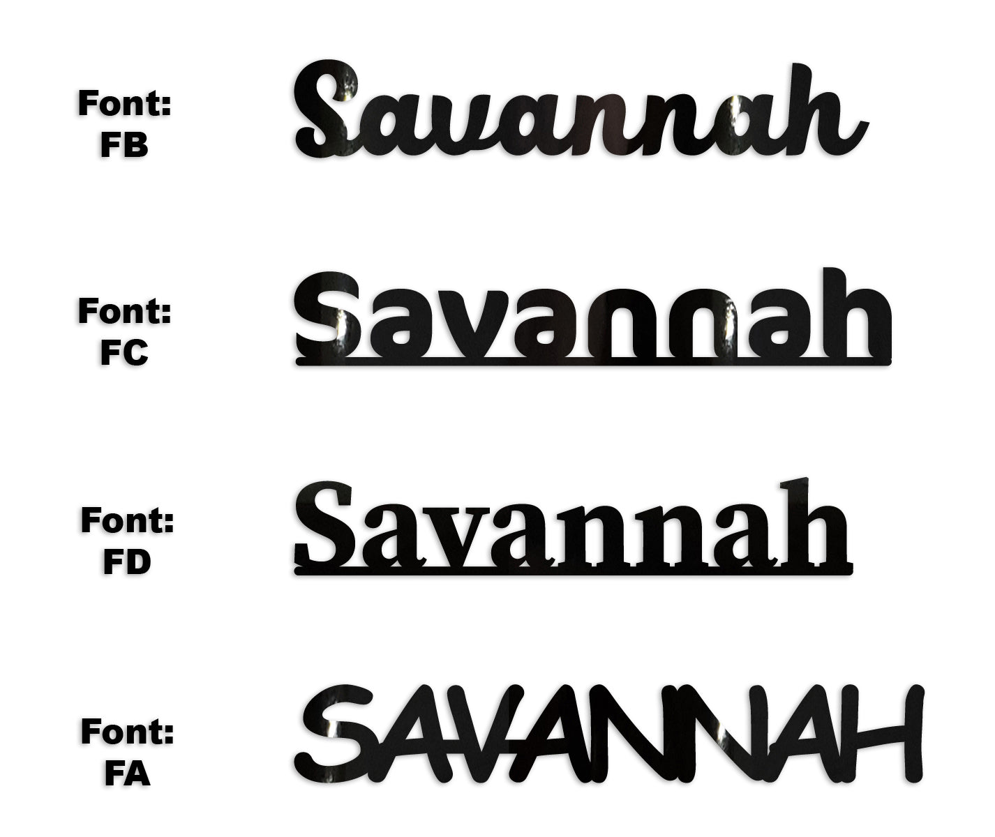 Custom-Fetti Girl - SAVANNAH Black