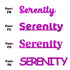 Custom-Fetti Girl - SERENITY Fuchsia