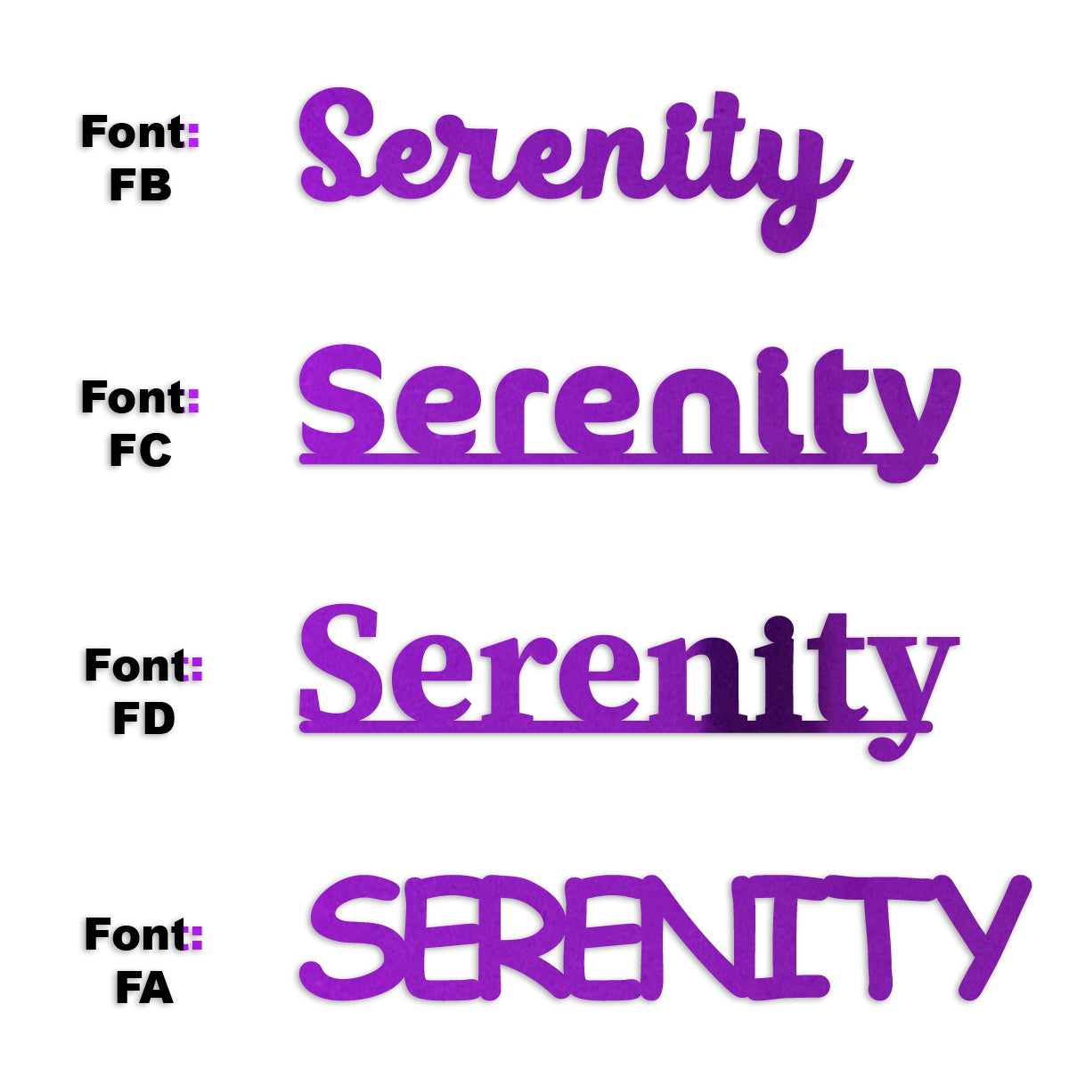 Custom-Fetti Girl - SERENITY Purple