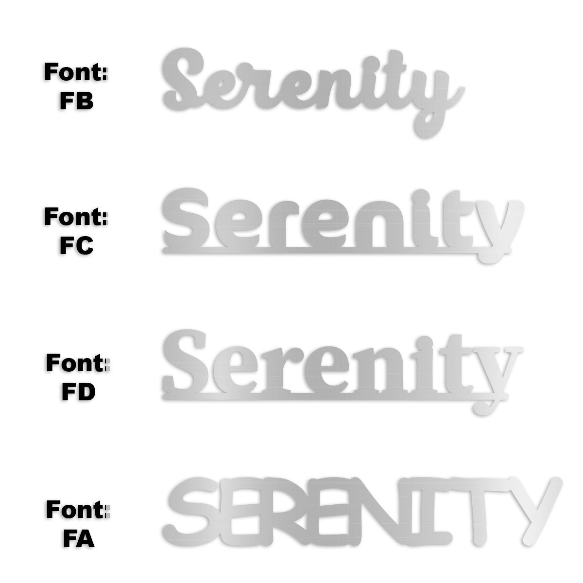 Custom-Fetti Girl - SERENITY Silver