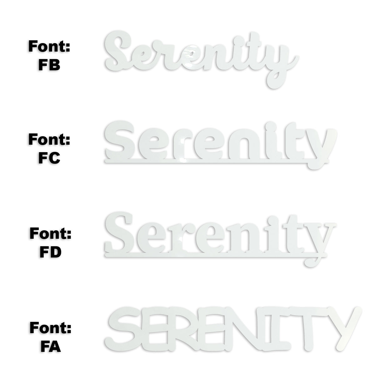 Custom-Fetti Girl - SERENITY White