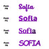 Custom-Fetti Girl - SOFIA Purple