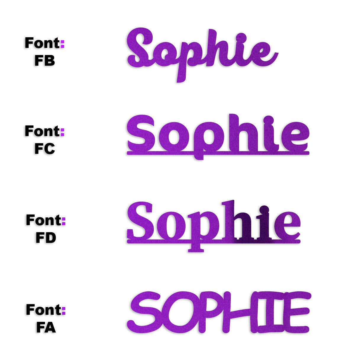 Custom-Fetti Girl - SOPHIE Purple