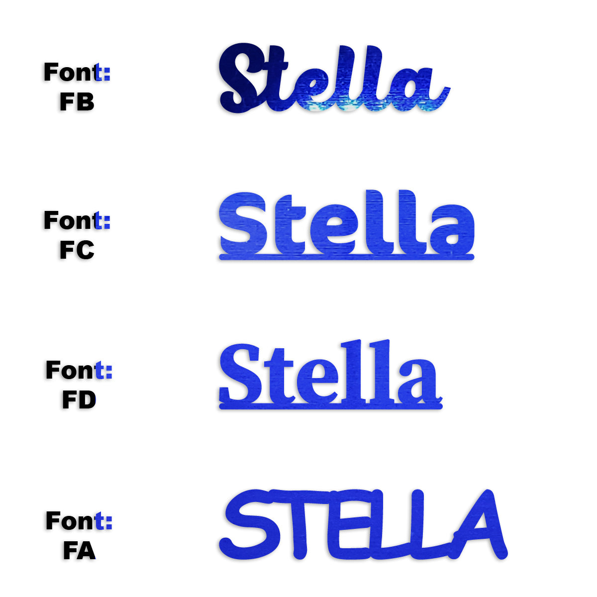 Custom-Fetti Girl - STELLA Blue Royal