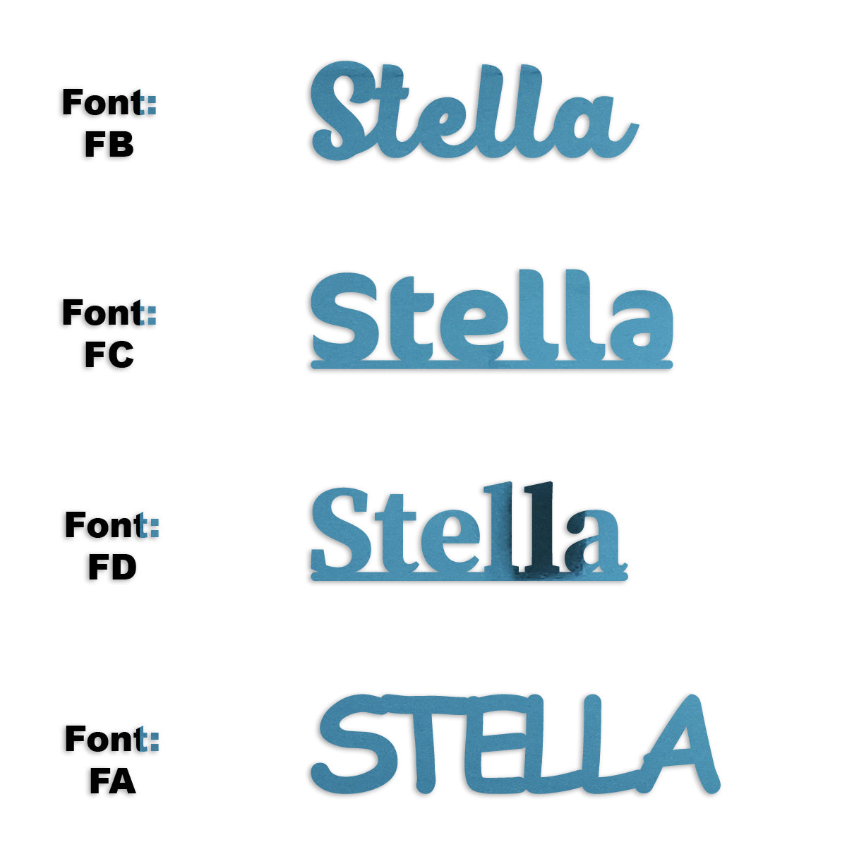 Custom-Fetti Girl - STELLA Blue Sky