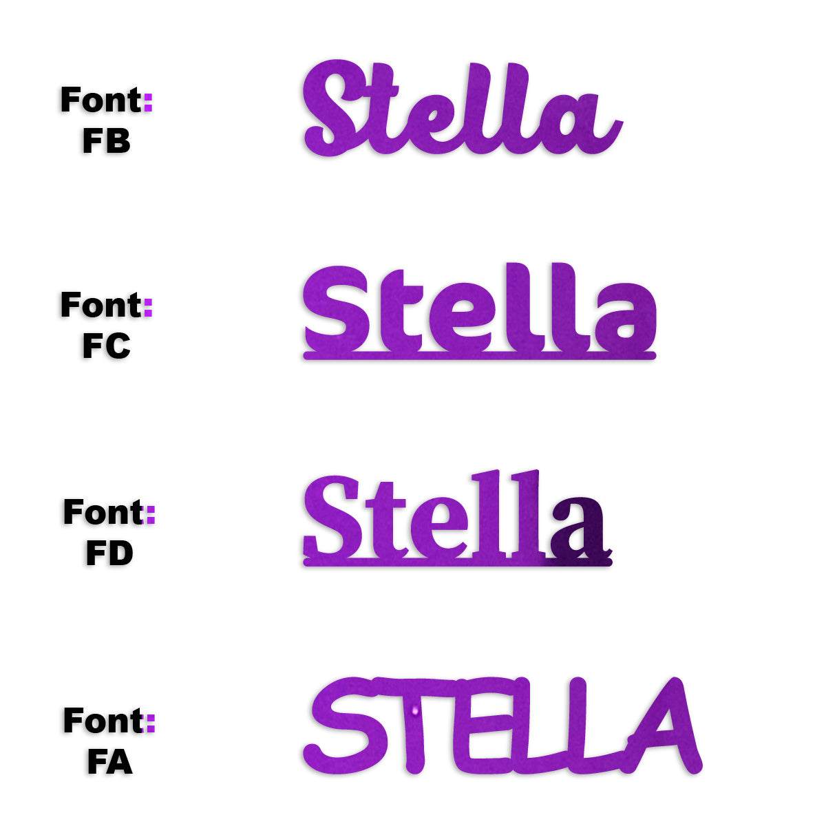 Custom-Fetti Girl - STELLA Purple