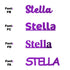 Custom-Fetti Girl - STELLA Purple