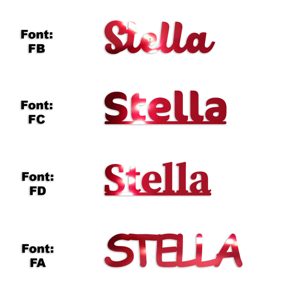 Custom-Fetti Girl - STELLA Red