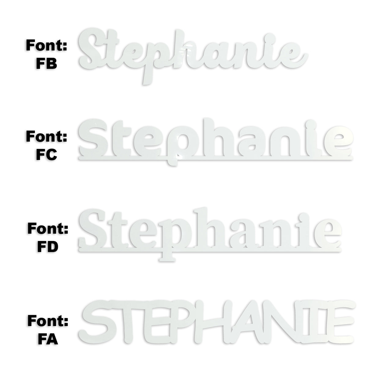 Custom-Fetti Girl - STEPHANIE White