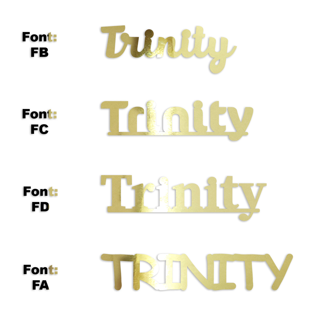 Custom-Fetti Girl - TRINITY Gold