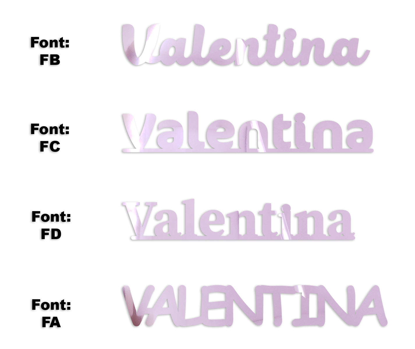 Custom-Fetti Girl - VALENTINA Pink