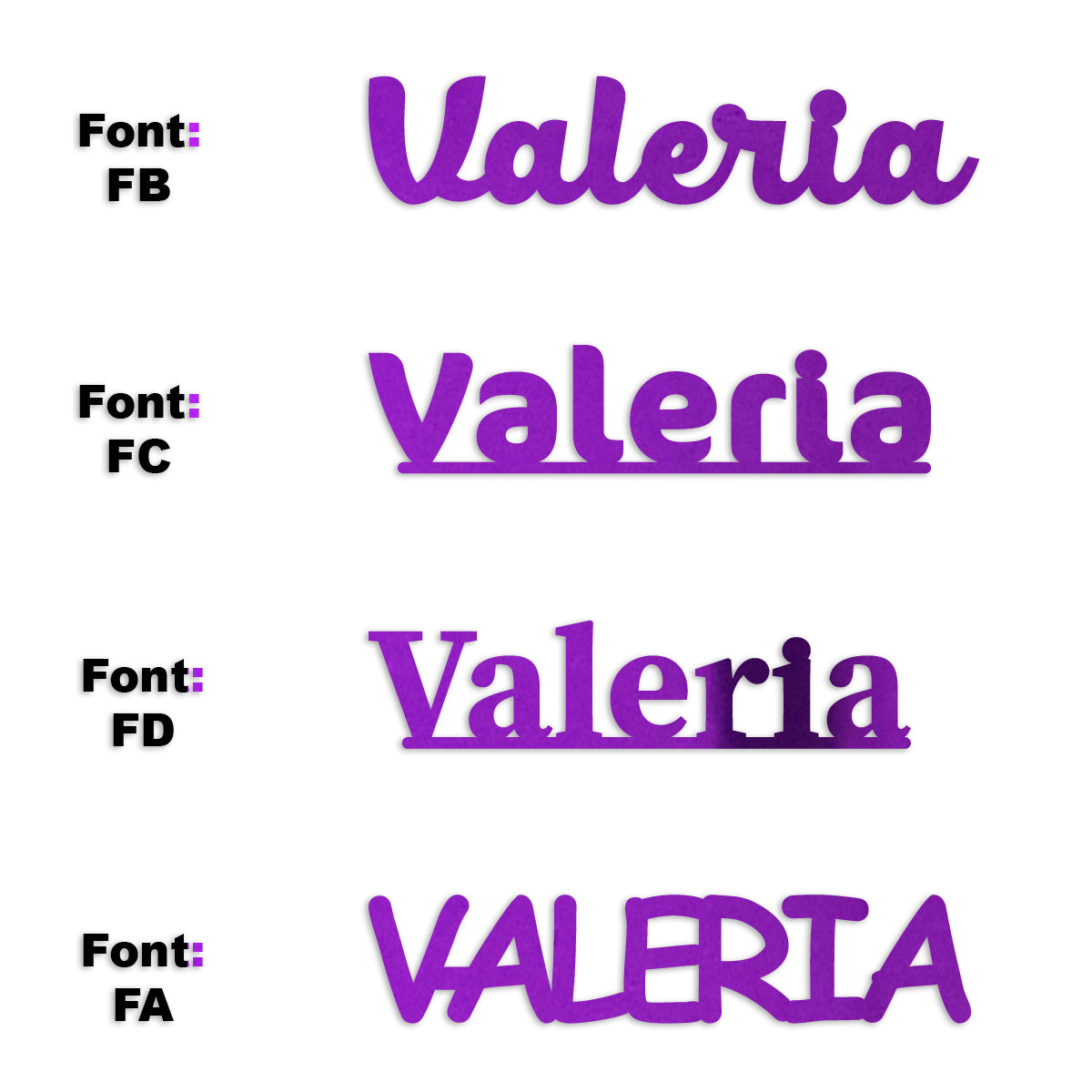 Custom-Fetti Girl - VALERIA Purple