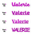 Custom-Fetti Girl - VALERIE Fuchsia