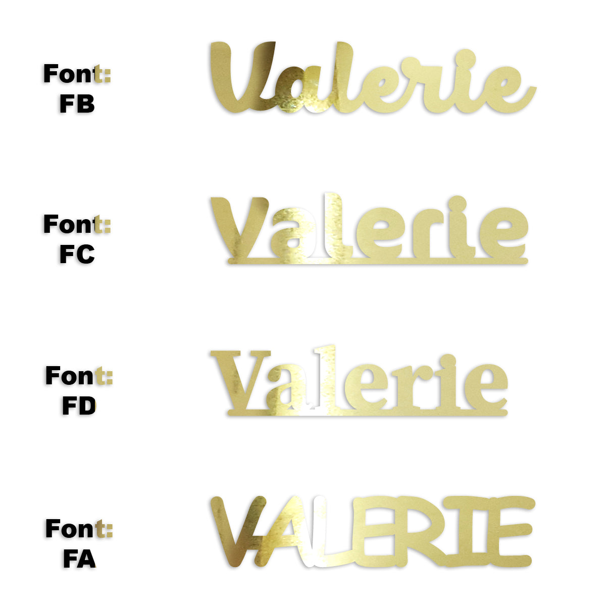 Custom-Fetti Girl - VALERIE Gold