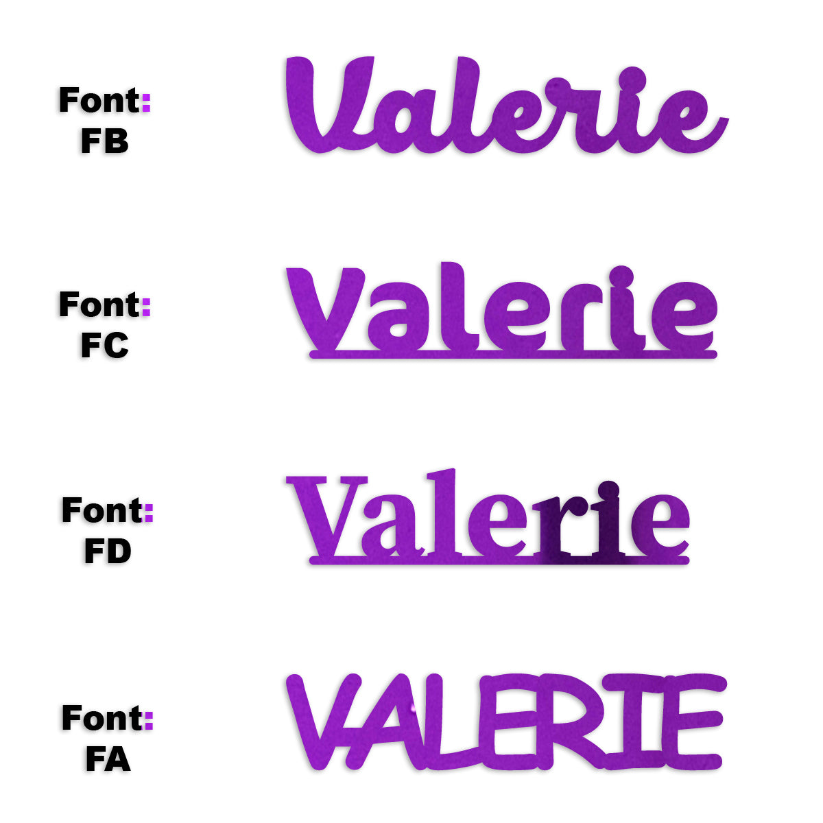 Custom-Fetti Girl - VALERIE Purple