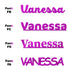 Custom-Fetti Girl - VANESSA Fuchsia