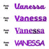 Custom-Fetti Girl - VANESSA Purple